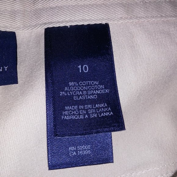 Crazy Horse Pants Size 10 Beige‎ Solid Stretch - Picture 12 of 13